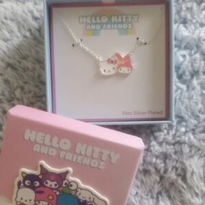 HELLO KITTY & Friends (Melody) Silvertone Necklace